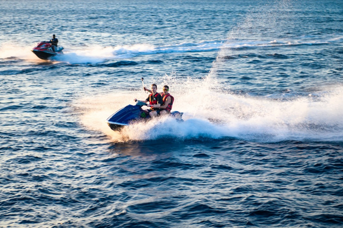 Jet ski rental on Clearwater and St. Petersburg